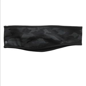 Athleta Black Camo Flurry Reflective II Headband